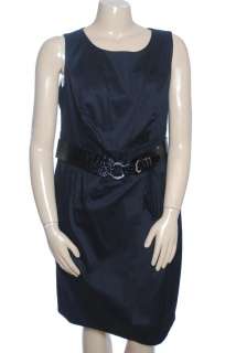 NEW AGB Sleeveless Stretch Belted Dress Sz 18W  