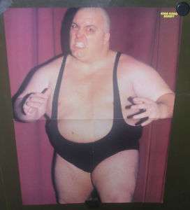 King Kong Bundy Angelo Mosca Wrestling Poster Picture  