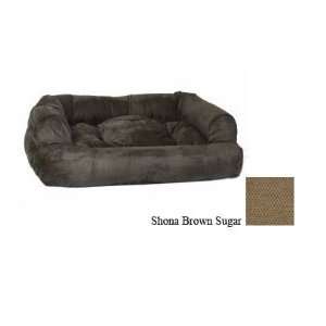  Snoozer Overstuffed Luxury Pet Sofa, Large, Shona Brown 
