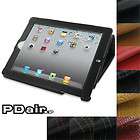 PDair Black Leather Book BX2 Case for Apple iPad 2 2nd