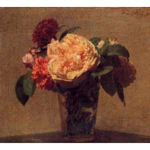   Théodore Fantin Latour   24 x 22 inches   Flowers 