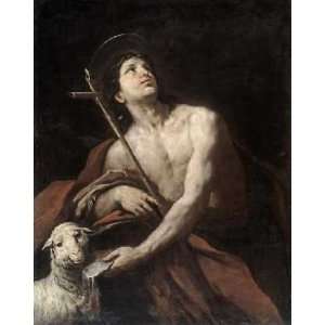  Saint John The Baptist by Orazio Ferraro. Size 7.88 X 10 