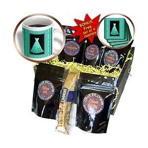   striped and damask frame   Coffee Gift Baskets   Coffee Gift Basket