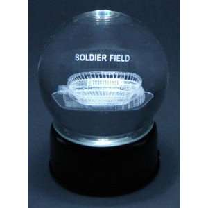  SOLDIER FIELD ETCHED IN A CRYSTAL