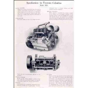  Reprint Specifications for Firestone Columbus Model 5002 