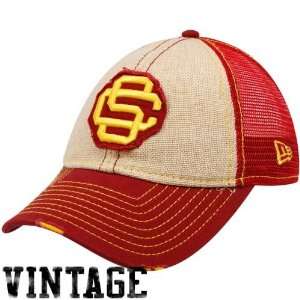 New Era USC Trojans Cardinal Vintage Rojo Adjustable Hat 