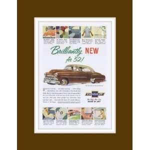   1952 Chevrolet Bel Air Coupe Brown Vintage Ad 