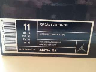 Nike Air Jordan Evolution 85   PE Reynolds High   Size 11  