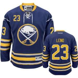 Ville Leino Jersey Reebok Blue #23 Buffalo Sabres Premier Jersey 
