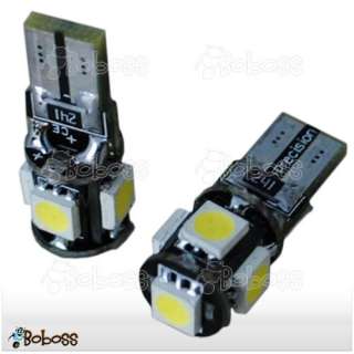 LAMPADE T10/W5W 5 LED SMD 5050 NO ERRORE ERROR CHECK LUCI 