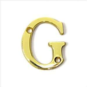  Smedbo V457 Villa Mailbox Letter G in Polished Brass