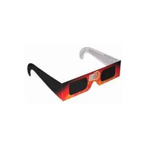  Orange Sun Graphic Design Eclipse Viewing Shades/Glasses w 