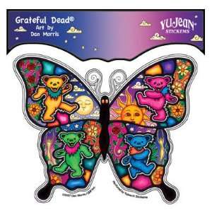  Grateful Dead Dancing Butterfly   Sticker / Decal Arts 