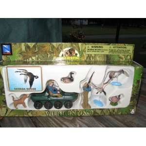   Hunting Play Set with Hunters Wild Animals Mule ATV Dogs Toys & Games