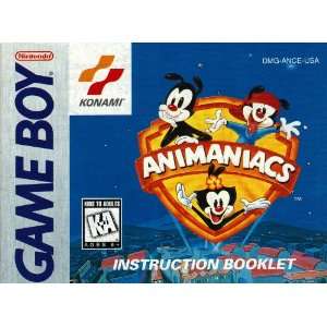  Animaniacs GB Instruction Booklet (Game Boy Manual Only 