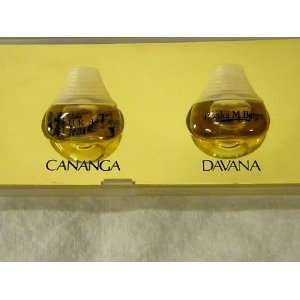 CANANGA and DAVANA Parfum by Franka M. Berger Collectible Micro Minis 