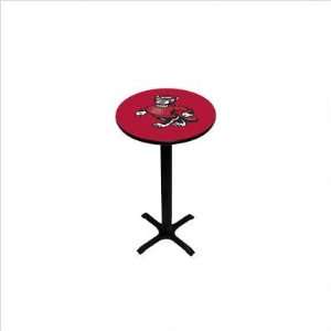   North Carolina State University Pedestal Pub Table Logo Design NCS