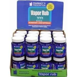 Vapor Rub 4 oz Phar Prescription Case Pack 96