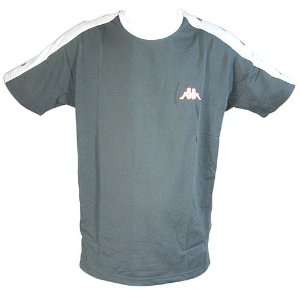  NEW Kappa Mens Sport T Shirt   Grey/White Sports 