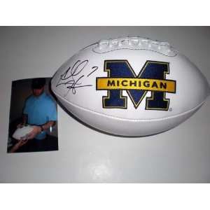  Chad Henne Michigan Wolverines Signed Football Ncaa 
