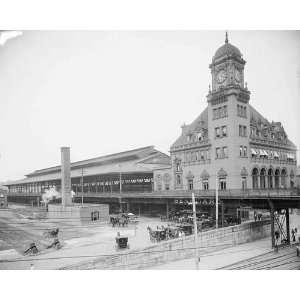 Train Station Richmond, Virginia Circa 1905 8 1/2 X 11 Photograph