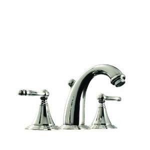   Handle Widespread Bathroom Faucet with Classic Metal
