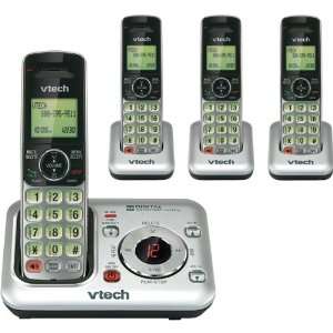  NEW 4 Handset Cordless Answering System with Caller ID 