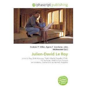  Julien David Le Roy (French Edition) (9786133911970 