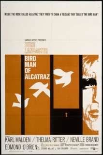 Bird Man of Alcatraz U.S. One Sheet Movie Poster  