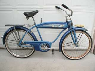 1949 COLUMBIA TANK BICYCLE BALLOON TIRE VINTAGE CLASSIC BICYCLE  