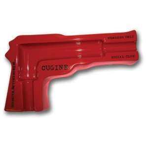  Cugine Red Ceramic Gun Cigar Ashtray