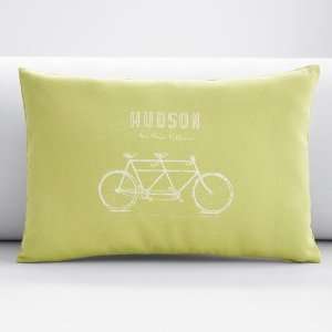  bicycle   12 x 18 pillow cover   ivory