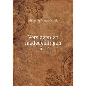  Verslagen en mededeelingen. 13 14 Afdeeling Natuurkunde 