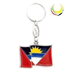  Keychain ANTIGUA FLAG 