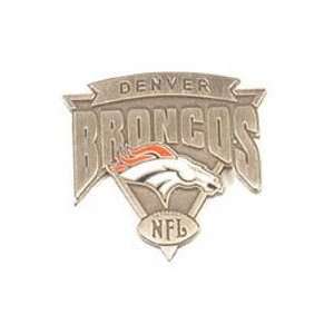  Denver Broncos Antique Triangle Pin