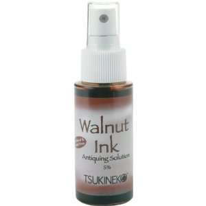  New   Walnut Ink Antiquing Solution 2 Oz Spray Walnut 5% 