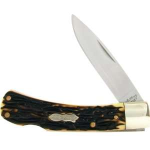  Schrade Bruin 4 Inch Closed Lockback With Nylon Sheath 