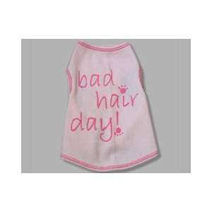  Bad Hair Day Pink Tanktop for Dogs (XSmall)
