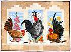 Roosters Quilt Pattern by Maggie Walker
