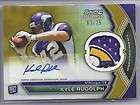 2011 Bowman Sterling GOLD REFRACTOR PATCH/AUTO Kyle Rud