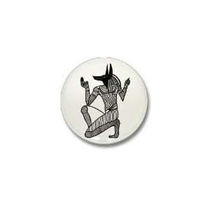  Anubis   Eqyptian Diety Africa Mini Button by  