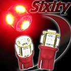 Red 5 SMD LED Exterior Tail Light Bulbs (Fits Alfa Romeo Spider)