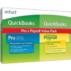  QuickBooks Pro 2012 W/QB Enhanced Payroll 2012 Software