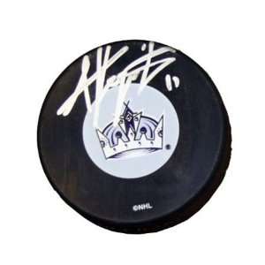  Anze Kopitar Signed Hockey Puck Kings Logo Sports 
