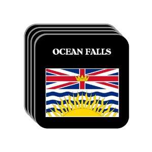  British Columbia   OCEAN FALLS Set of 4 Mini Mousepad 