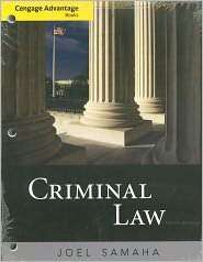    Criminal Law, (0495812315), Joel Samaha, Textbooks   