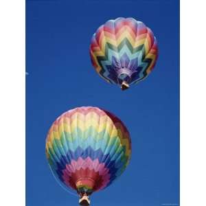  Colorful Hot Air Balloons in Sky, Albuquerque, New Mexico 