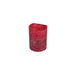  Gerson 33094   4 Burgundy Pomegranate Scent Wavy Edge LED 