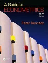   Econometrics, (1405182571), Peter Kennedy, Textbooks   