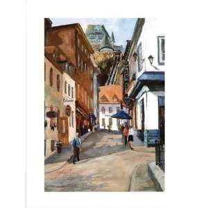    Sous le Fort Street by Ginette Racette 12x16